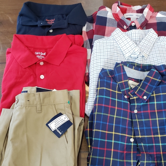 Boys 14/16 Bundle deal!!! Shirts and New Pants - Picture 6 of 12